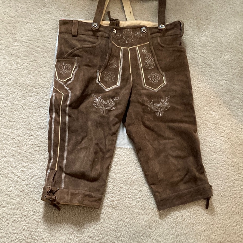 Mens Leather Lederhosen